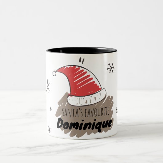 Mug de café personnalisé préféré de père Noël - Pe (Centre)