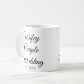 Mug de café personnalisé rétro pour anniversaire d (Devant gauche)