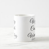 Mug de café personnalisé rétro pour anniversaire d (Centre)