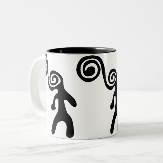 Mug de café Petroglyph Sud-Ouest (Devant gauche)