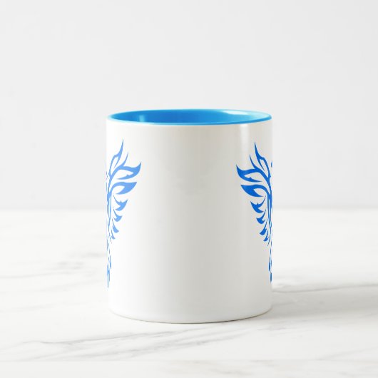 Mug de café Phoenix bleu (Centre)