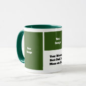 Mug de café photo personnalisée - Mug de cadeau pe (Devant gauche)