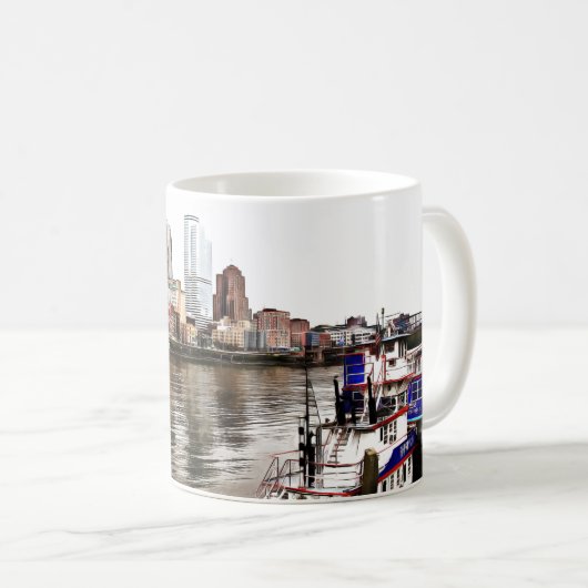 Mug de café Pittsburgh - Clipper (Devant droit)