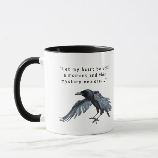 Mug de café poe de l'écrivain (Gauche)