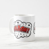 Mug de café - Pop Art Smash (Devant gauche)