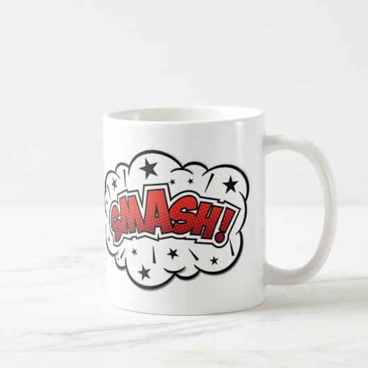 Mug de café - Pop Art Smash (Droite)