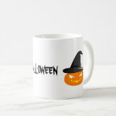 Mug de café potiron d'Halloween (Devant droit)
