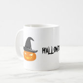 Mug de café potiron d'Halloween (Devant gauche)