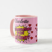 Mug de café pour 21e anniversaire (Devant gauche)