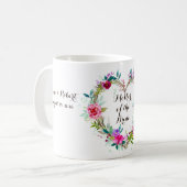 Mug de café pour couple de mariés (Devant gauche)