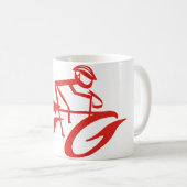 Mug de café pour cycliste (Devant droit)
