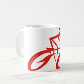 Mug de café pour cycliste (Devant gauche)
