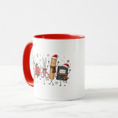 Mug de café pour enseignant de Noël (Devant gauche)