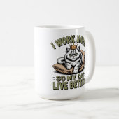 Mug de café pour femmes, maman de chat de luxe mig (Devant droit)