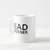 Mug de café pour jardinier en chef (Devant gauche)