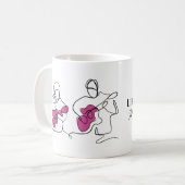 Mug de café pour joueurs de guitare acoustique - A (Devant gauche)