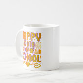 Mug de café pour le 100e jour d'école (Devant gauche)