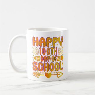 Mug de café pour le 100e jour d'école
