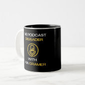 Mug de café pour le Croisés Podcast avec Ron Crame (Devant gauche)