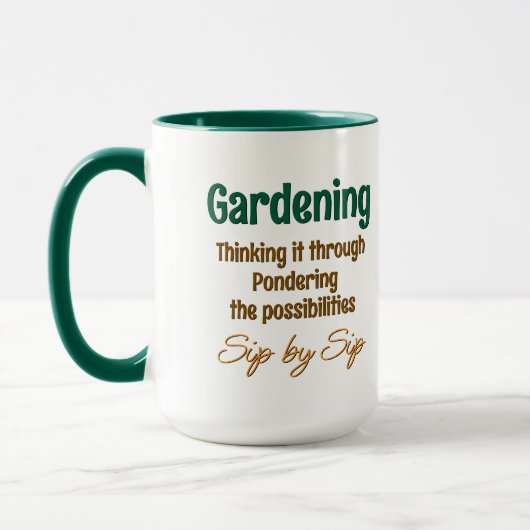 Mug de café pour le jardinier (Gauche)