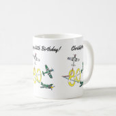 Mug de café pour les 80 ans des Mustangs (Devant droit)