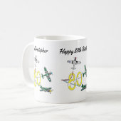 Mug de café pour les 80 ans des Mustangs (Devant gauche)