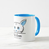 Mug de café pour maman de chat mignon (Devant droit)