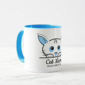 Mug de café pour maman de chat mignon (Devant gauche)