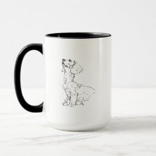 Mug de café pour maman de chien avec dessin mignon