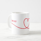 Mug de café - Pour toujours ensemble (Devant gauche)