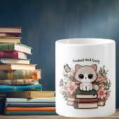 Mug de café préparé et occupé