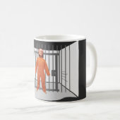 Mug de café Prisonnier Trump (Devant droit)