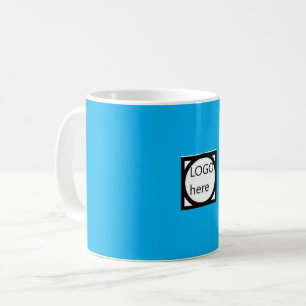 Mug de café promotionnel avec votre LOGO ! Bleu