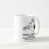 Mug de café promotionnel pour bibliothécaire (Devant droit)