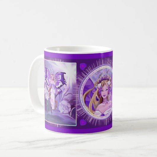 Mug de café purple Sun Fairy (Devant gauche)