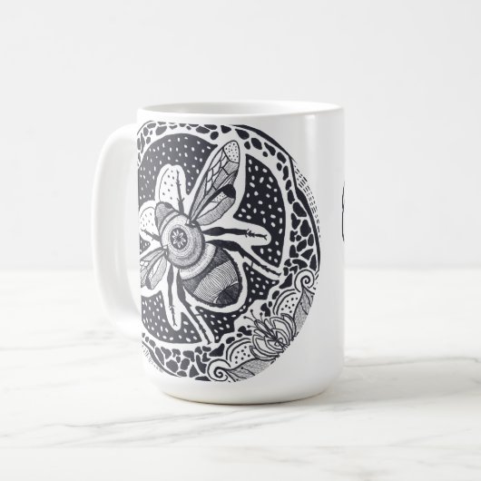 Mug de café Queen Bee (Devant gauche)