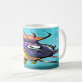 Mug de café Rainbow Fish (Devant droit)