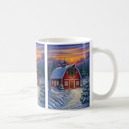 Mug de café Red Barn (Droite)