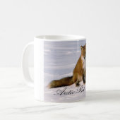 Mug de café Renard rouge de l'Arctique de l'Alaska (Devant gauche)