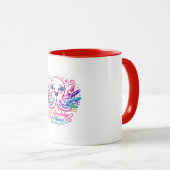 Mug de café Retour à l'école Pieuvre Mignonne (Devant droit)