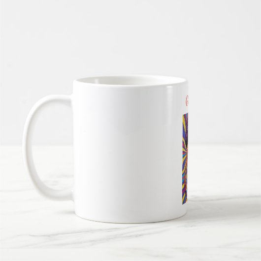 Mug de café rétro super (Gauche)