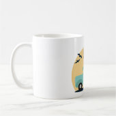 Mug de café rétro surf (Gauche)