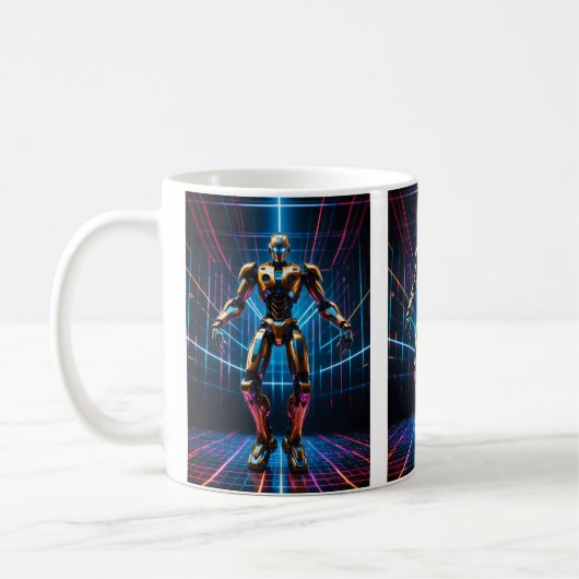 Mug de café robotique (Gauche)