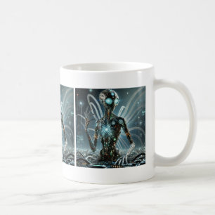 Mug de café robotique