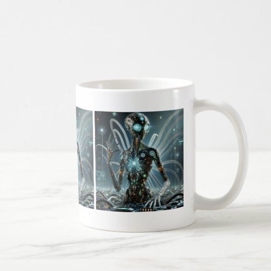 Mug de café robotique (Droite)