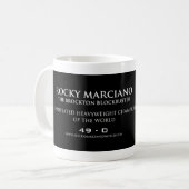 Mug de café Rocky Marciano (Devant gauche)