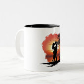 Mug de café romantique pour couples (Devant gauche)