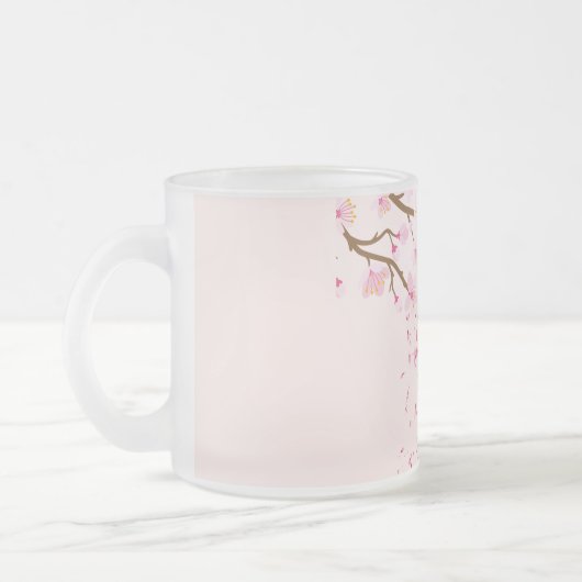 Mug de café rose (Gauche)