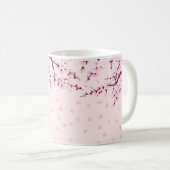 Mug de café rose (Devant droit)