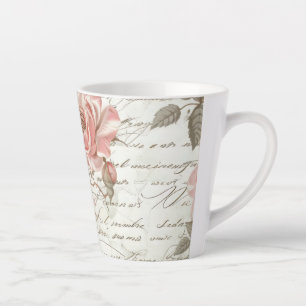 Mug de café rose rose